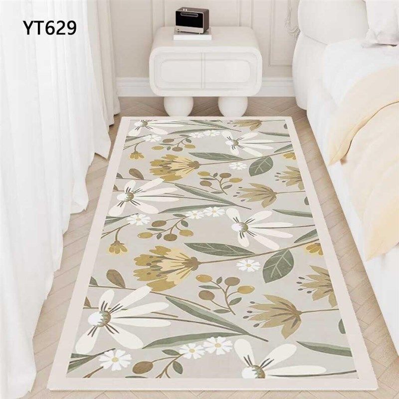 小清新卧室地毯客厅茶几毯ins少女床边毯榻榻米地垫家用大面积