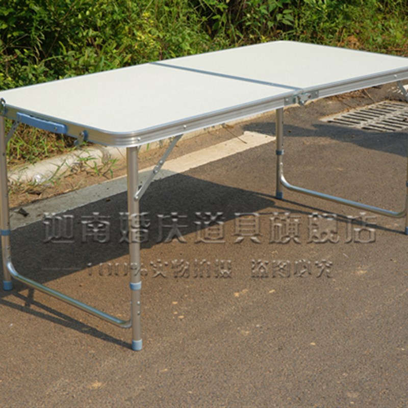 婚庆简易折叠桌子 签到台桌子 香槟塔 烛台桌子长方形桌子 桌布