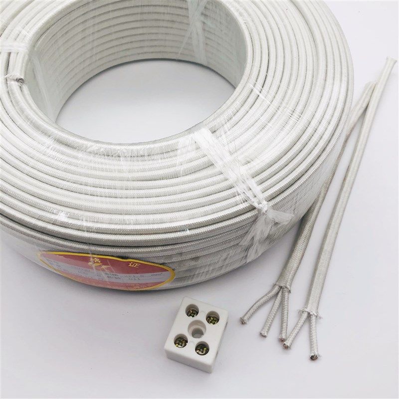 包邮500度高温线耐高温线电缆硅胶云母高温线2芯3芯4芯热熔器加热