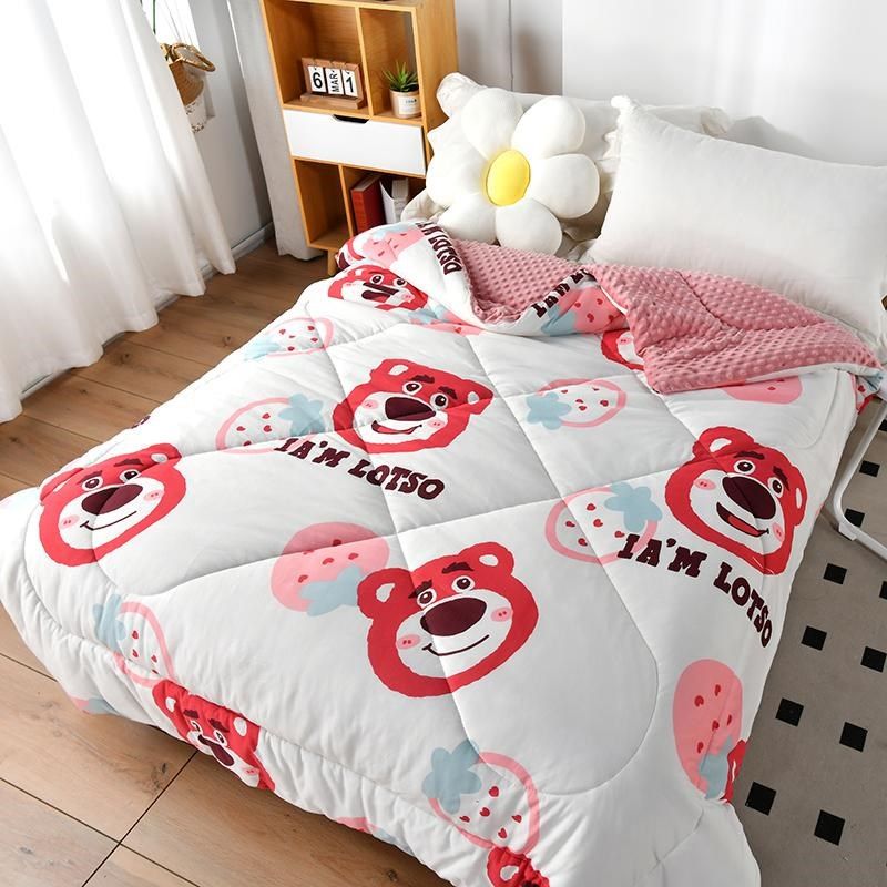 豆豆毯子婴儿秋冬季盖毯宝宝安抚毯新生儿童毛毯幼儿园豆豆被,床上用品,化纤被,淘宝优惠券,粉丝福利购,淘宝优惠卷