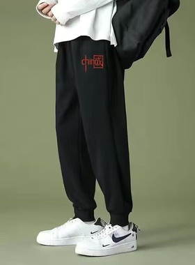 男裤加长版高个子190大长腿潮款110瘦高115青少年休闲运动裤120cm