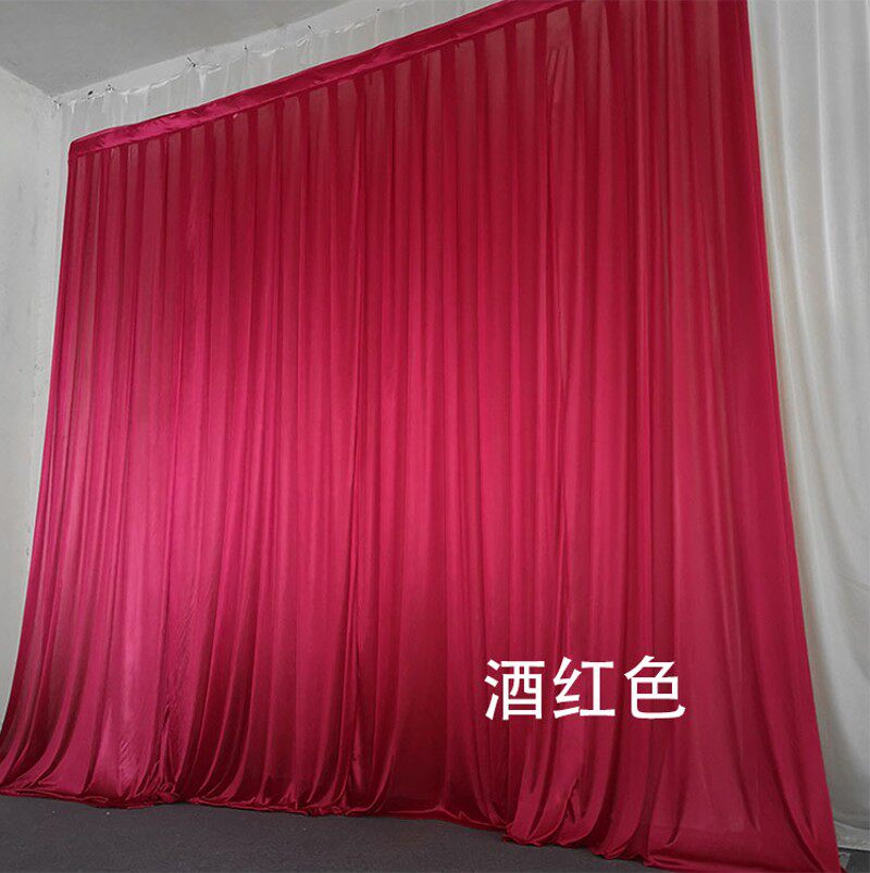 2020新款婚庆背景纱幔打底布幔婚礼纱幔布置舞台幕布背景帷幔装饰