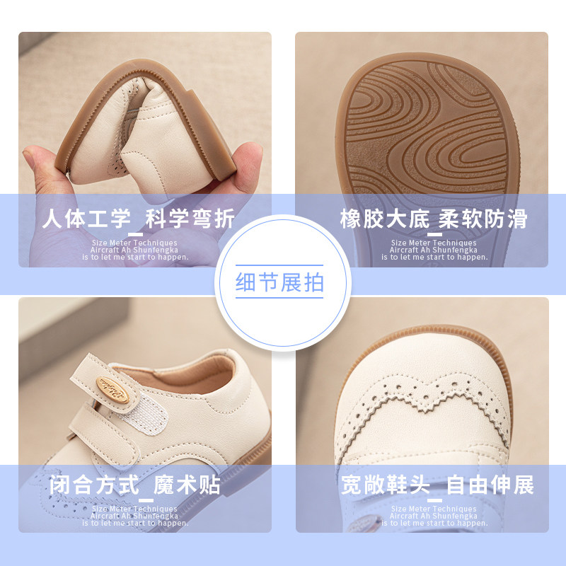 男宝宝小皮鞋秋冬季新款男小童棉鞋魔术贴加绒软底防滑婴儿学步鞋