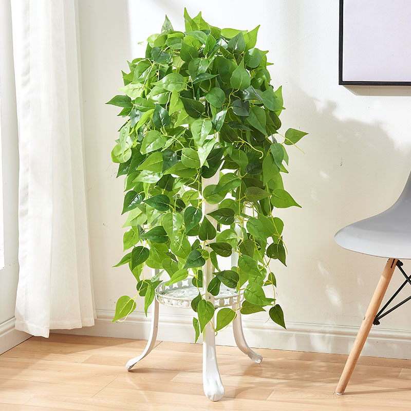 假花垂吊仿真绿植物盆栽吊兰装饰塑料绿萝圆柱空调上放的客厅,家居饰品,仿真花/假花,淘宝优惠券,粉丝福利购,淘宝优惠卷