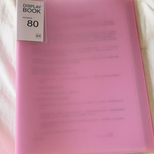 资料册文件夹插页A4透明收纳袋多款选择学生灵摆资料收纳册