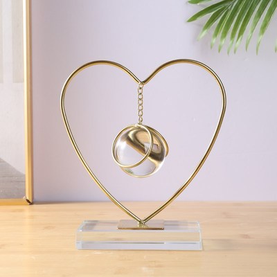 轻奢高级感水晶球摆件客厅桌面玄关电视柜高档装饰摆设家居工艺品