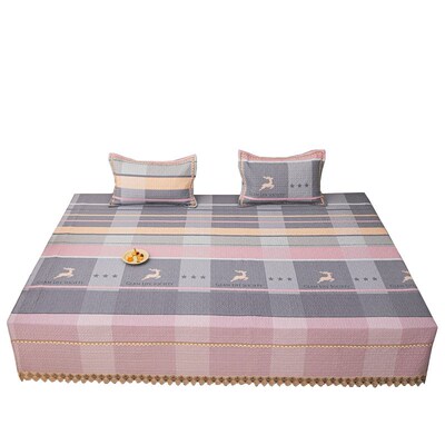 冬季纯棉保暖榻榻米床盖定制大尺寸全棉炕盖专用床单四季通用床品