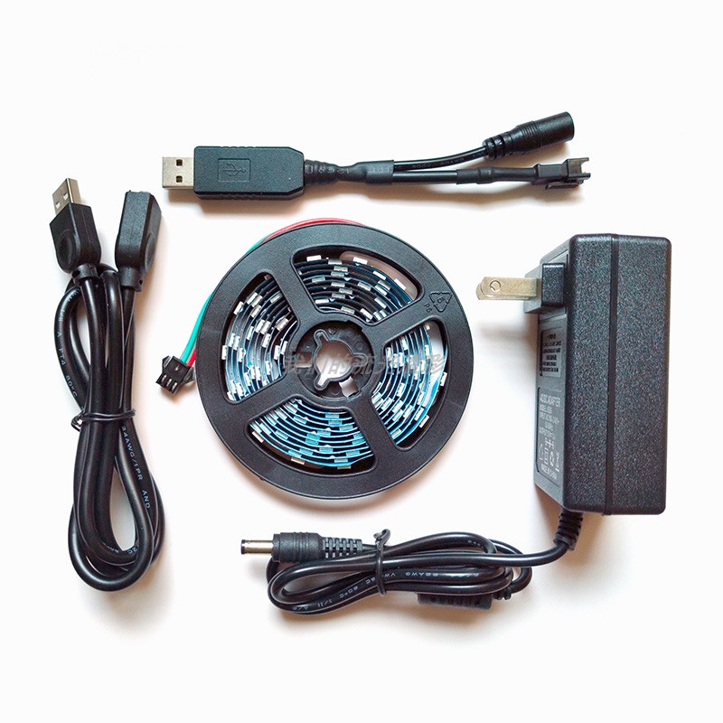 电脑显示器随屏同步氛围背景灯带流光溢彩电竞智能光污染桌面灯条