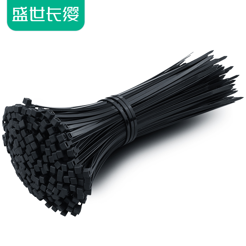 自锁式尼龙扎带塑料卡扣固定扎线带电线扎线束带黑/白色