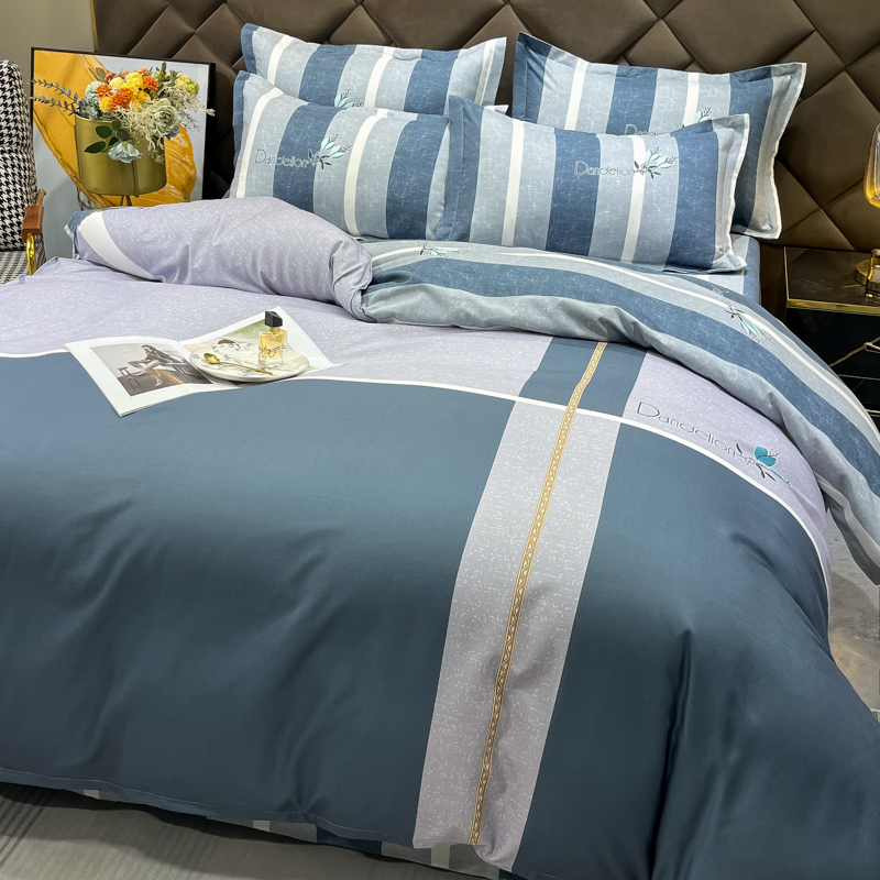 单件被套纯棉100全棉加厚宿舍单人被罩150x200x230双人180x200cm