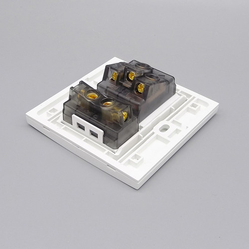 86型五孔二孔墙壁电源插板10A电源+16A大功率热水器空调插座面板