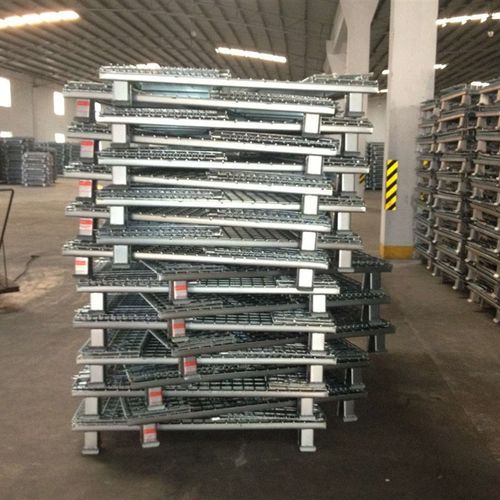 专业提供 折叠式金属仓储笼 标准仓储笼 M镀锌金属仓储笼规格齐全