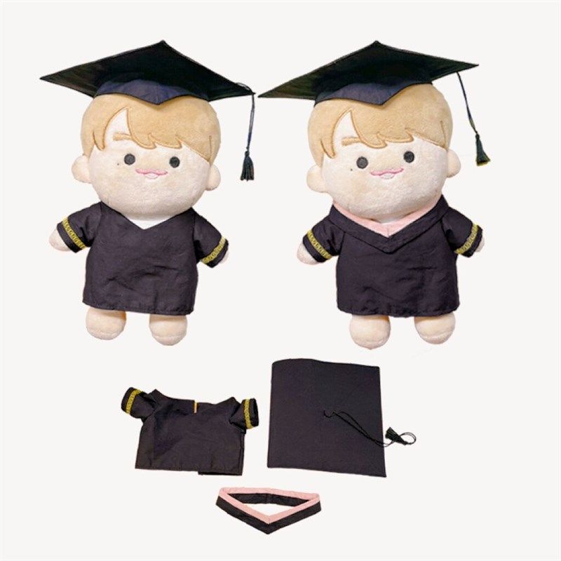 肥仔手作20cm棉花娃娃学士服娃衣套装20厘米棉花娃娃学士帽毕业季,模玩/动漫/周边/娃圈三坑/桌游,棉花娃娃/毛绒玩具娃衣,淘宝优惠券,粉丝福利购,淘宝优惠卷