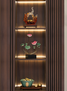 陶瓷聚宝盆摆件招财聚财新中式客厅办公室寓意好物装饰品开业送礼