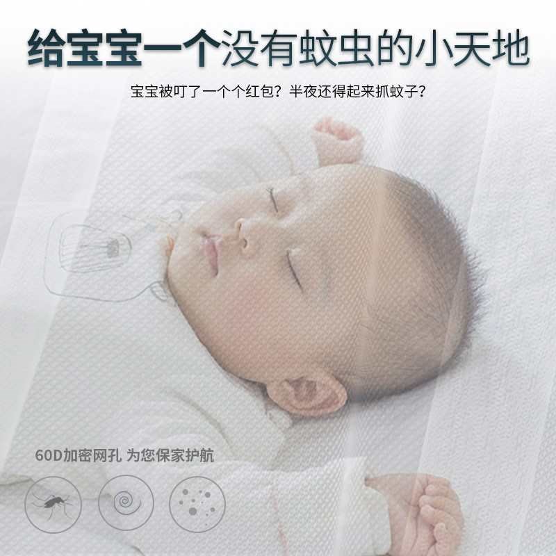 三开门宫廷蚊帐家用1.8m床不锈钢1.5米加密公主风落地支架2米1.35