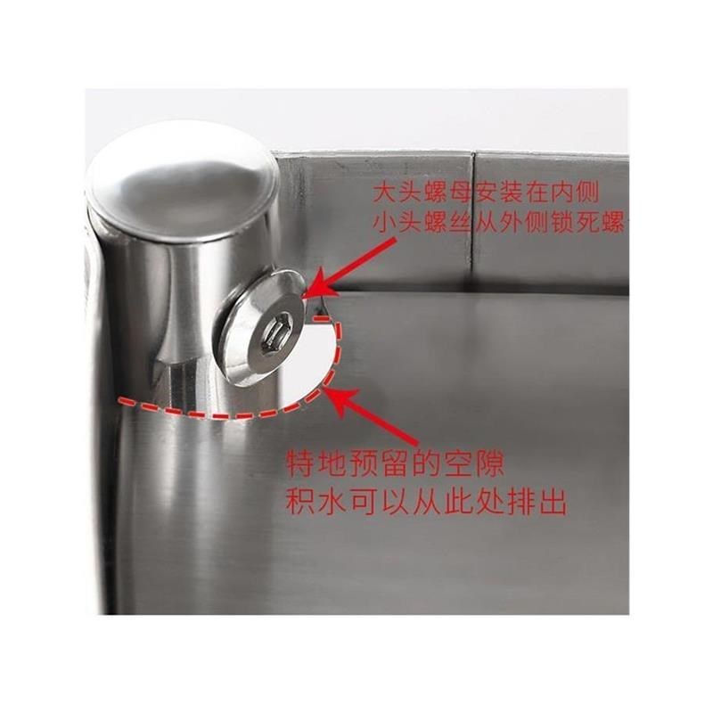 304不锈钢厨房三角置物架转角架放锅架子30收纳落地式多层拐角架