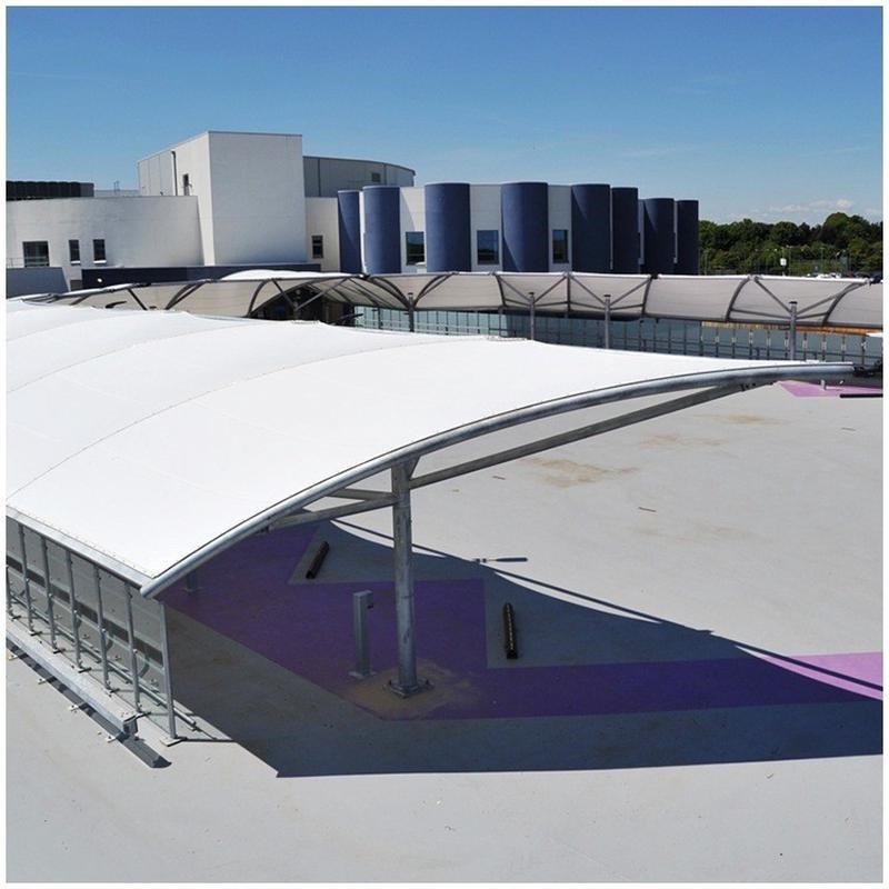 膜结构自行车棚可测量安装张拉膜结构车棚遮阳停车棚遮阳膜结构