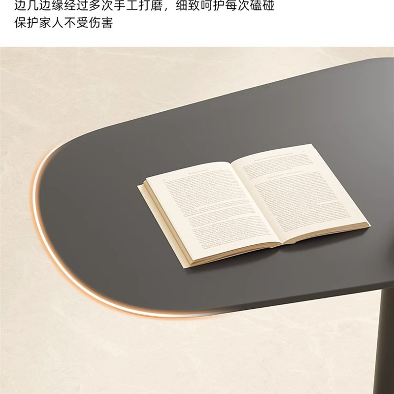 极简茶几侘寂风沙发边几小户型边桌咖啡桌移动现代简约铁艺小桌子