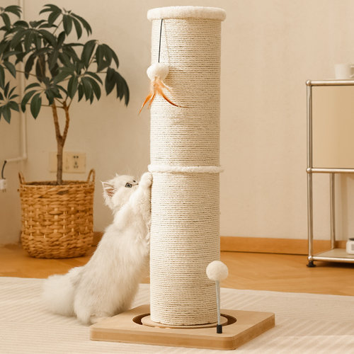 剑麻猫抓板猫爬架一体耐磨不掉屑立式猫抓柱猫咪蹭痒器猫爪板爬架