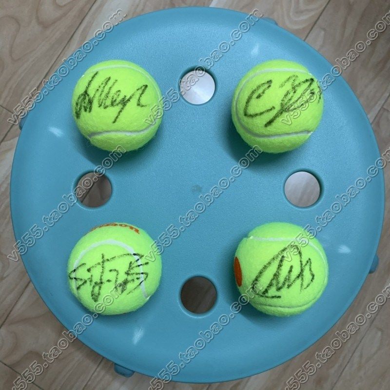 郑钦文签名网球 张之臻 王欣瑜 郑赛赛 袁悦 王曦雨 张帅李娜小德