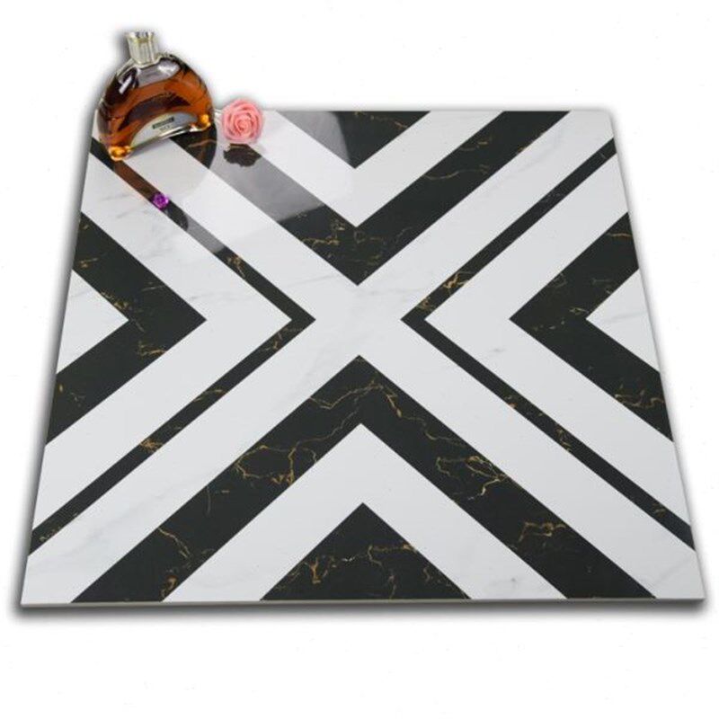 瓷砖800x800全抛釉地砖客厅玄关欧式玻化砖 魔术拼花防滑耐磨地砖