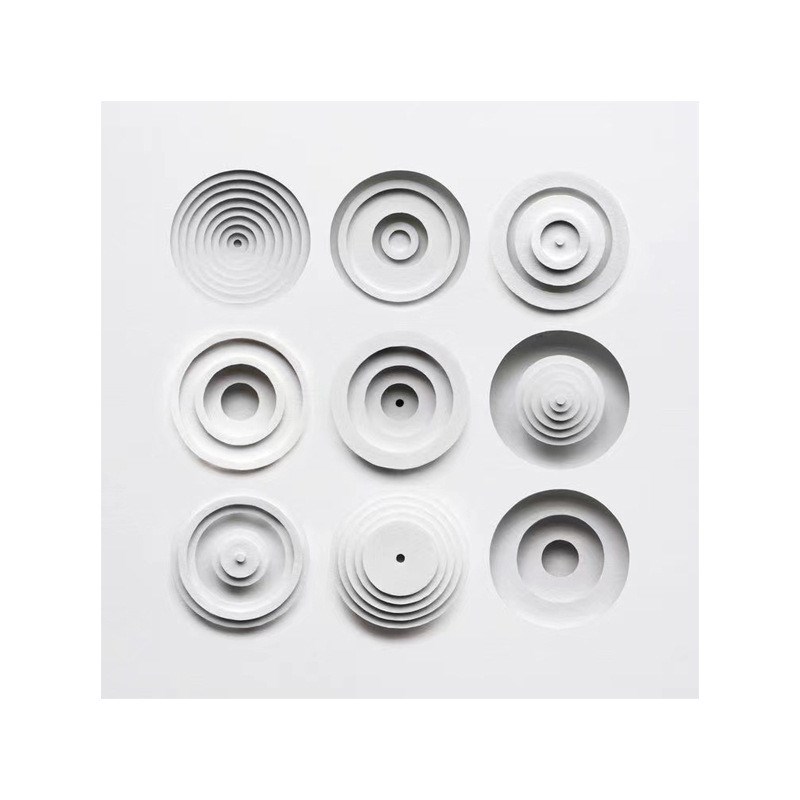 现代简约立体实物画酒店工程样板间挂画艺术壁画玄关客厅装饰画