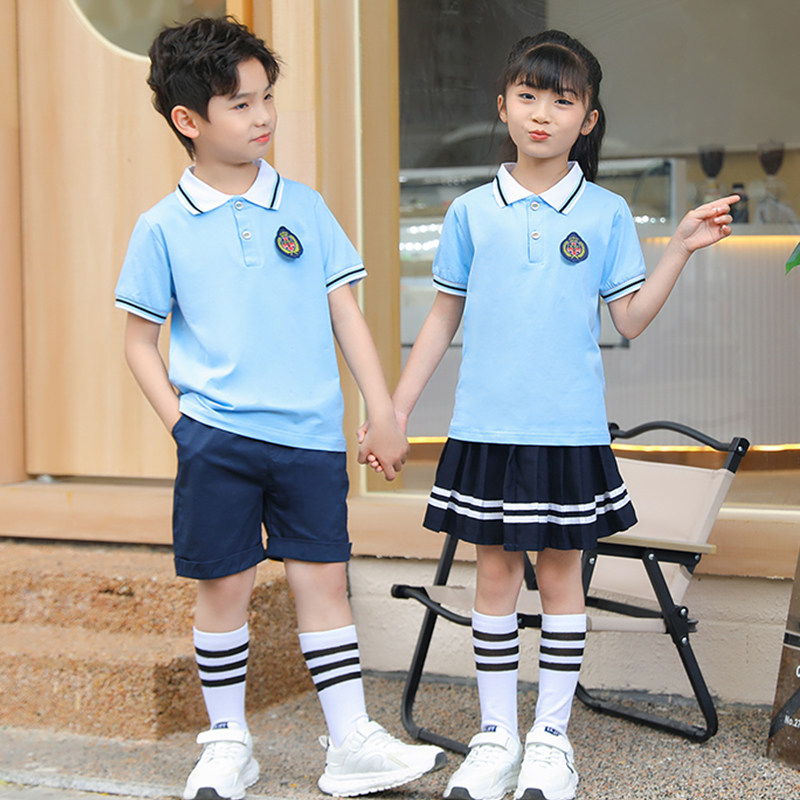 夏季学院风幼儿园园服六一儿童运动会校服韩版小学生班服毕业照服