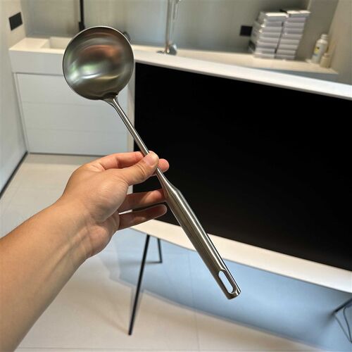 304不锈钢汤勺厨房家用大号盛汤喝汤商用长柄汤匙加深大勺子