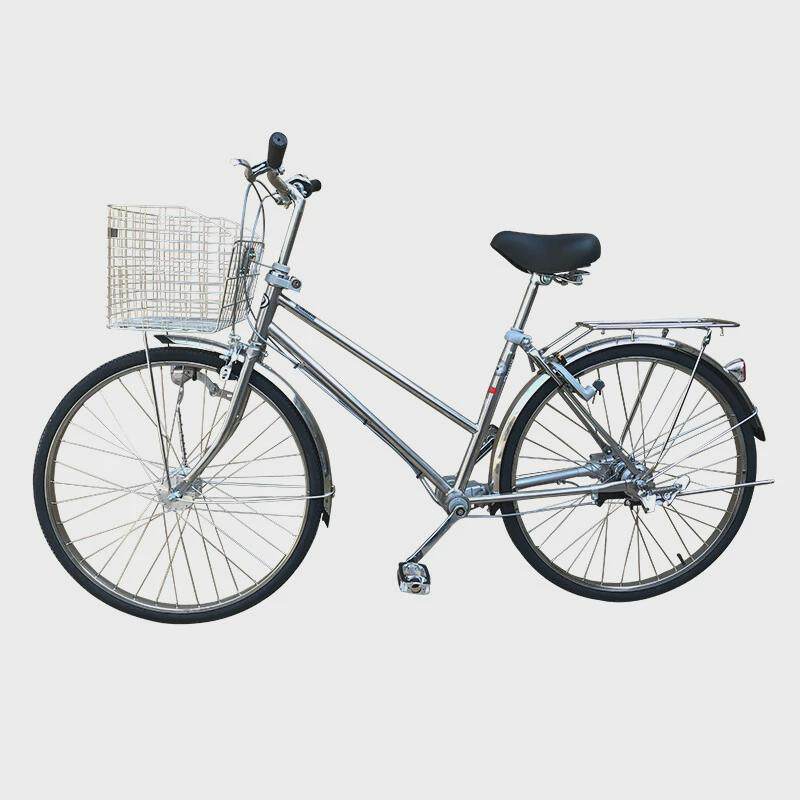 无链条轴传动内三速自行车日式变速本车静音通勤老式单26/24/27寸