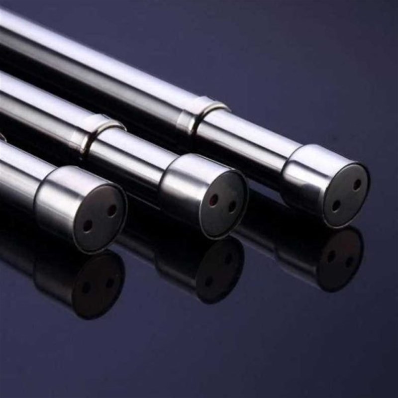 衣柜挂衣杆不锈钢可伸缩杆晾衣杆衣柜挂杆衣橱横杆