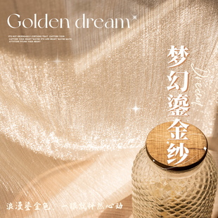 法式梦幻流光纱窗帘纱帘透光不透人窗纱客厅阳台飘窗半遮光高级感