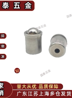 不锈钢轴肩型球头柱塞 BSJT4 5 6 8  无螺纹台阶定位弹簧顶珠