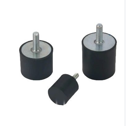 一端外螺纹型 NHE04-2015 2020 2520 2525 3020-M6 M8橡胶减震器