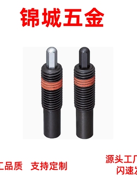 轻载型弹簧柱塞定位顶销 PJL16/20/24/30--30-40（ZC201-2H)ZAP11