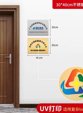 铜牌定做定制公司门牌牌匾牌子招牌制作厂牌铭牌门头不锈钢广告牌