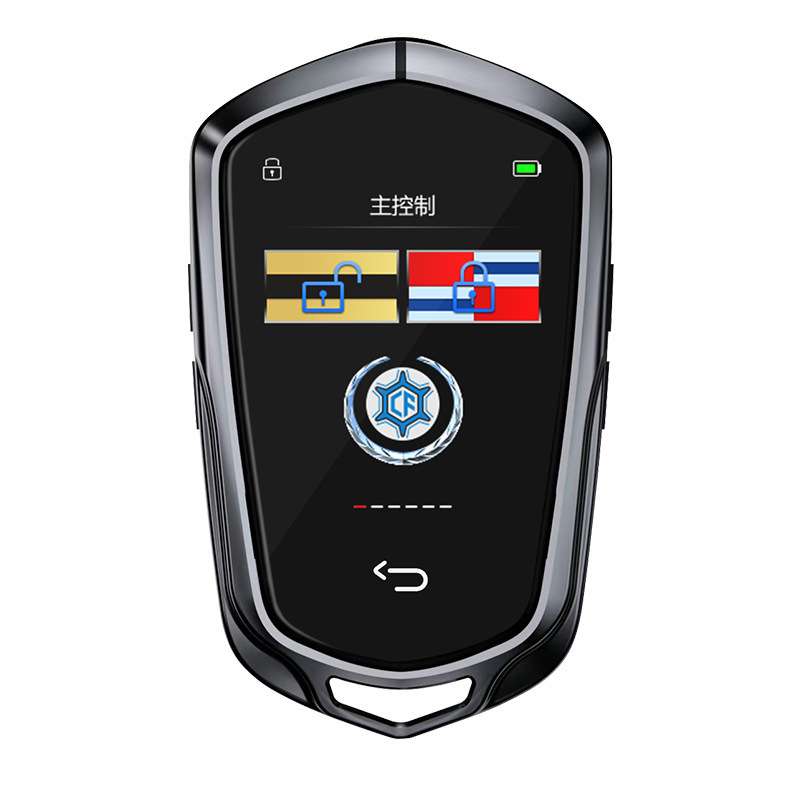 CF858汽车液晶款钥匙改装智能遥控无钥匙舒适进入汽车改装钥匙