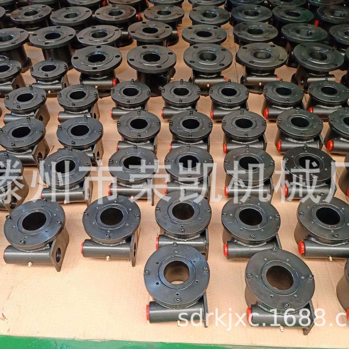 DN法兰多通路旋转接头涡轮蜗杆农用汽车配件DN40农具高压旋转接头