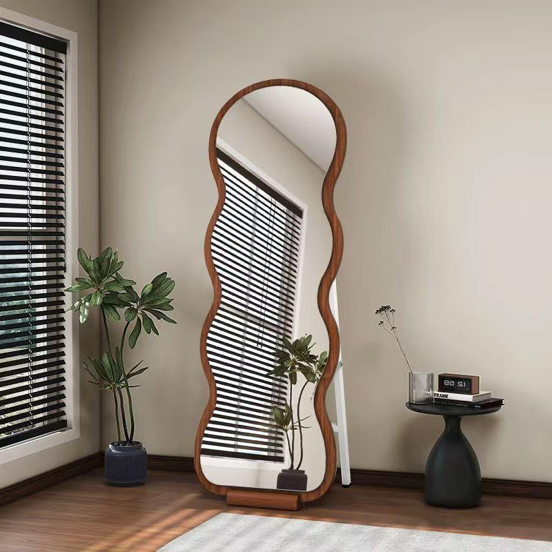 中古全身镜落地镜家用异型壁挂穿衣镜女生卧室试衣镜客厅网红镜子