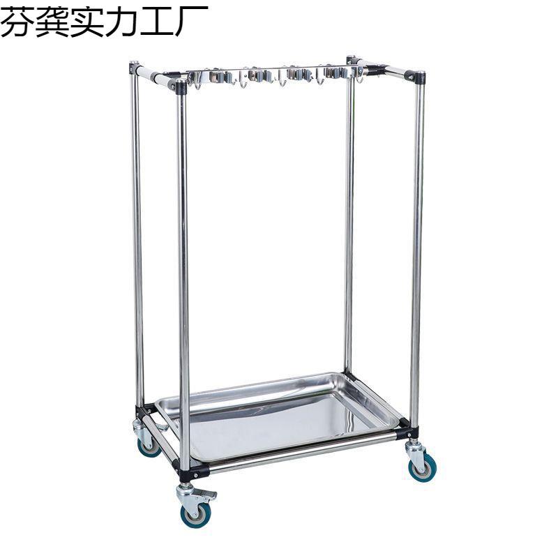 移动落地拖把架不锈钢置物架阳台清洁工具收纳放扫把扫帚墩布架子