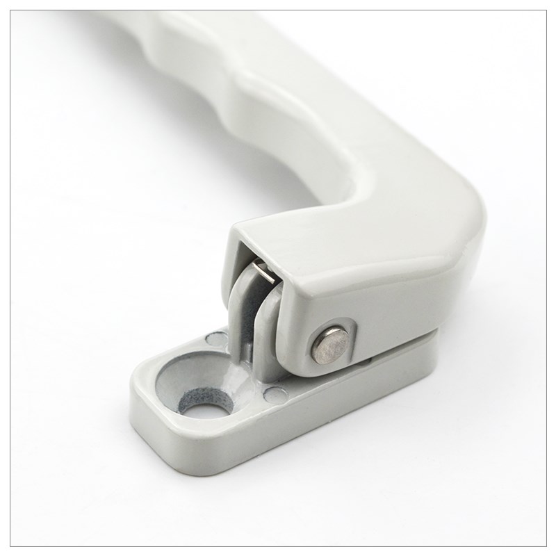 热销LS527折叠拉手 自动回位弹簧工具箱抽屉把手 工业箱柜铝合金