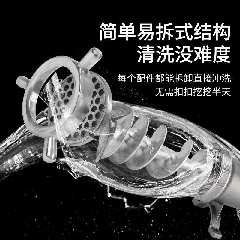 热销电动不锈钢32号绞肉机头碎骨机绞碎鸡骨架鱼辣椒灌肠机打肉泥