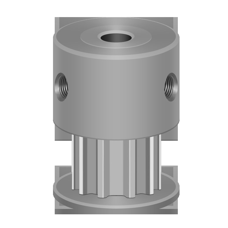 热销S5M20齿 同步带轮凸台槽宽17 BF型 同步皮带轮齿轮铝20S5M150