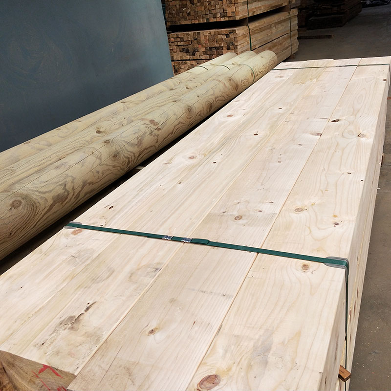 热销松木防腐木垫木枕木方公园立柱圆柱木花旗松樟子松南方松木料