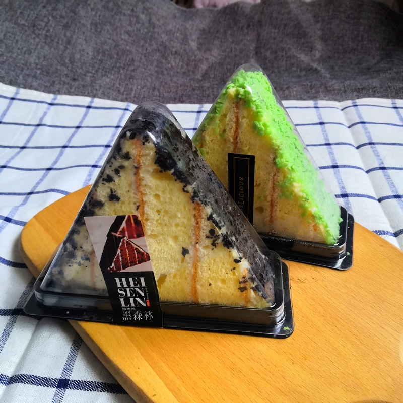 热销01/02/03西点盒透明塑料烘焙包装盒各种型号一次性散装点心蛋