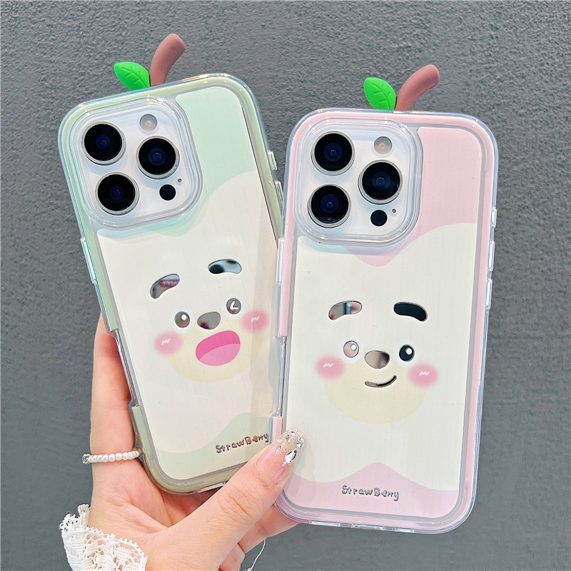 趣味小熊表情包新款适用苹果16promax手机壳iPhone15pro华为mate50苹果14plus情侣Pura70可爱p60全包13pro12