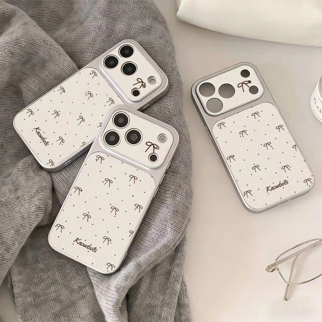 秒变17ins黑波点蝴蝶结适用苹果17pro手机壳iphone16max12小米17新款ip15plus华为p60荣耀300reno14k80nova13