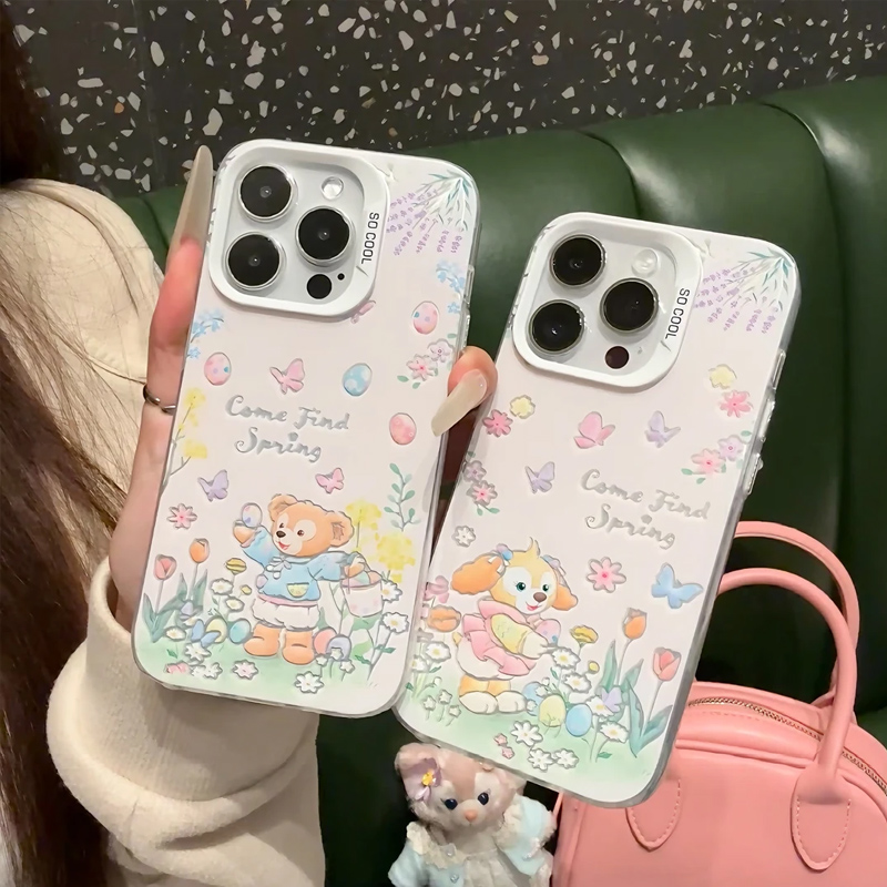 立春日达菲熊玲娜贝儿适用苹果16Pro手机壳iPhone14max11小米15华为mate70p60nova12荣耀200k80opporeno13s20