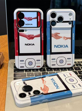 情侣创意复古手机新款适用苹果17Pro手机壳iPhone16max12小米15华为mate80pura80k90reno14荣耀500x200iqoo13