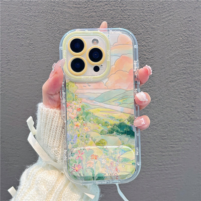 春日花田镜子支架新款适用苹果16Promax手机壳iPhone17Pro华为mate70pura80小米15K60荣耀100nova14vivox200