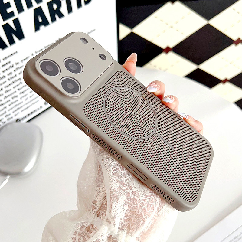 秒变17大视窗磁吸女款适用苹果17promax手机壳iphone16pro防指纹ip15plus超薄air散热14超火13高级感12保护套